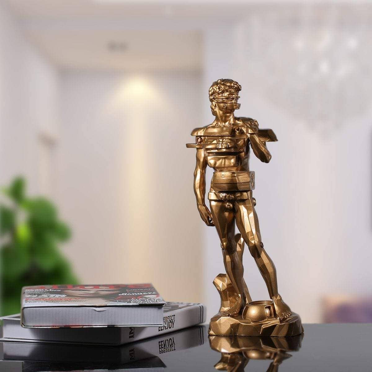 Resin David Statue - Striking Contemporary Decor