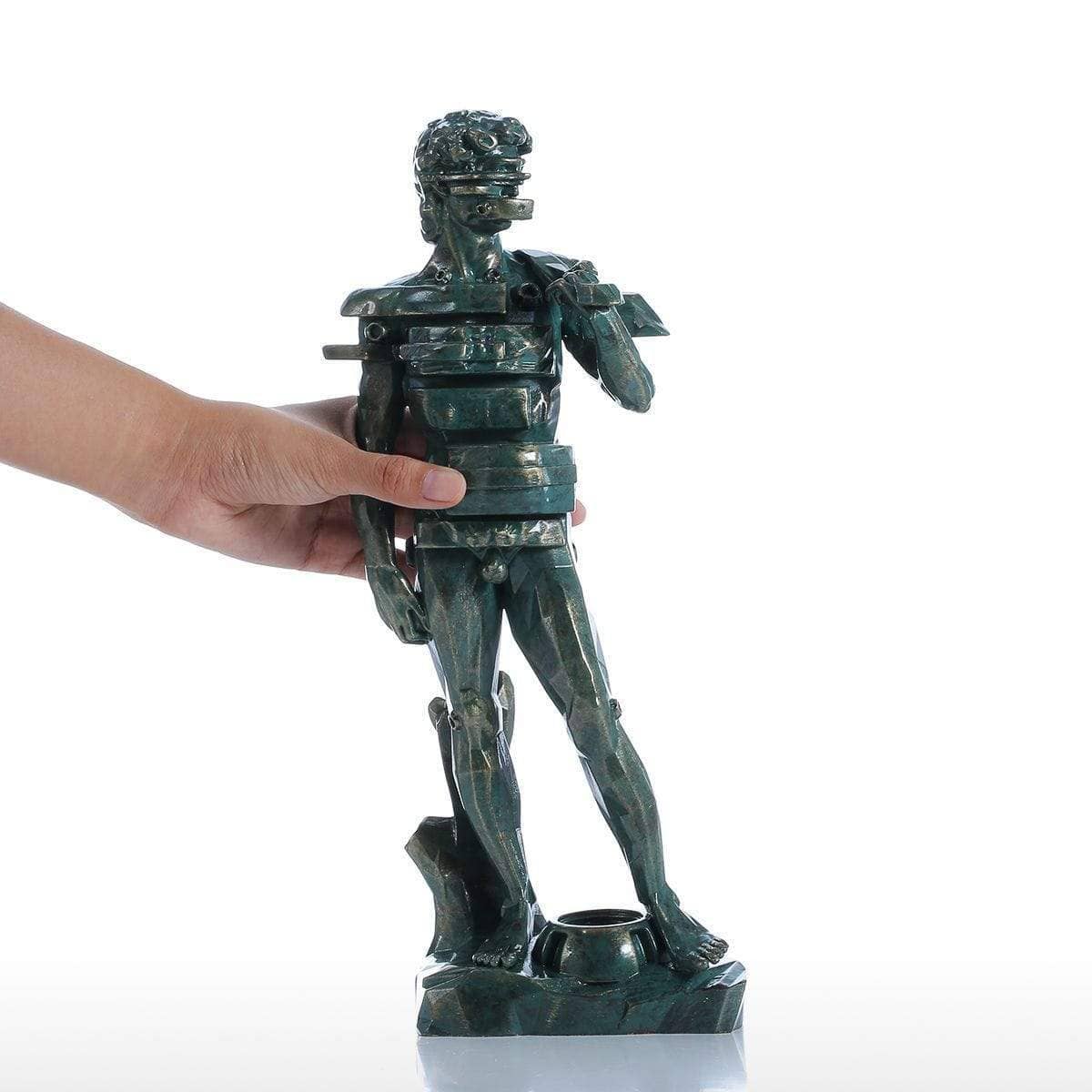 Resin David Statue - Striking Contemporary Decor