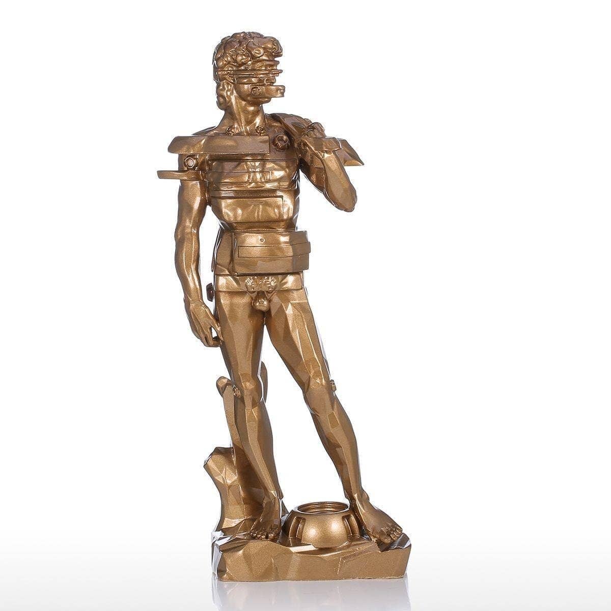 Resin David Statue - Striking Contemporary Decor