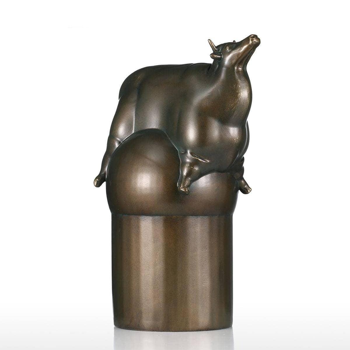 Sculptural Modern Cattle Home Decor: A Unique Statement Piece