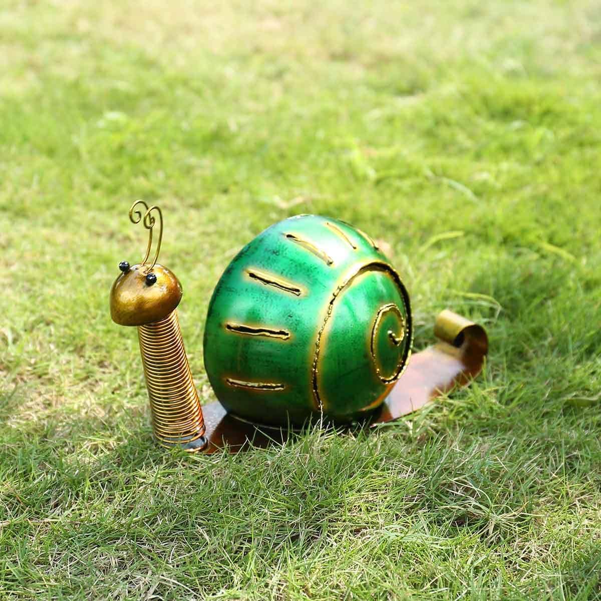 Snail Garden Ornament - Fun & Whimsical Cartoon Design