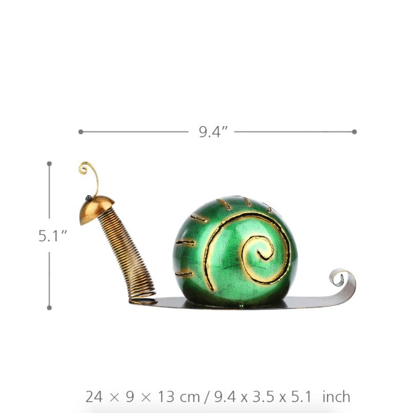 Snail Garden Ornament - Fun & Whimsical Cartoon Design