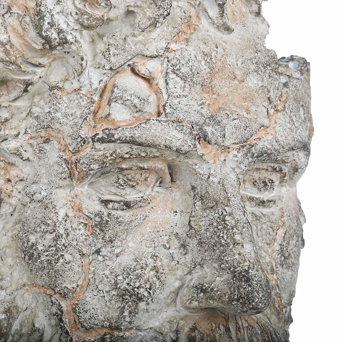 Stone Face Sculpture: Modern and Artistic Home Decor with Imitate Stone Resin