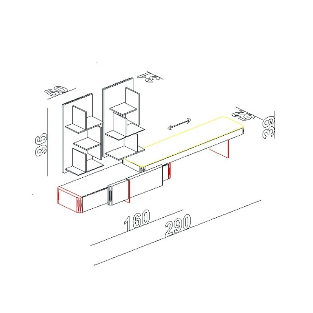 UTOPIA T.V UNIT EL-TVUNIT-01