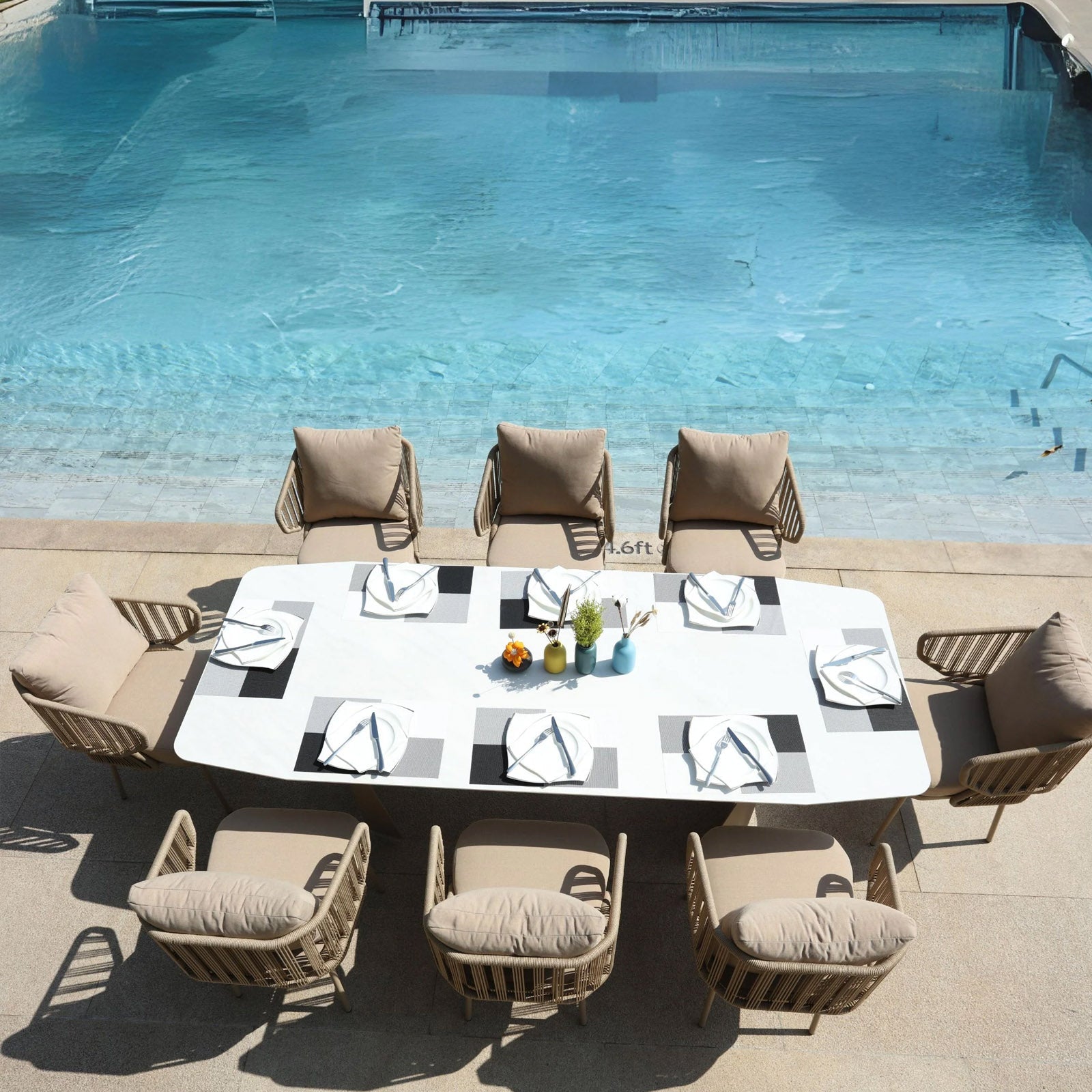 Embrace Rectangular Outdoor Dining Table MYX-DT1020