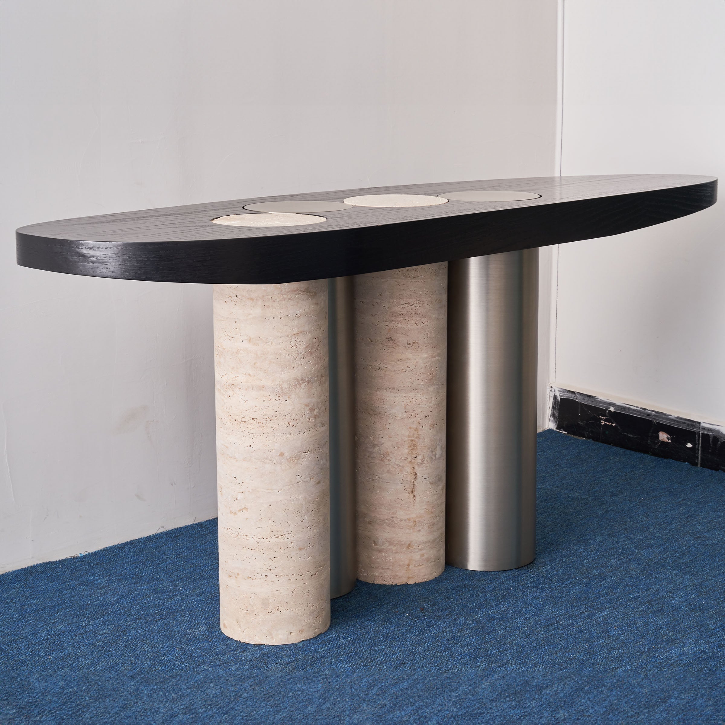 Travertine Console Table JA016