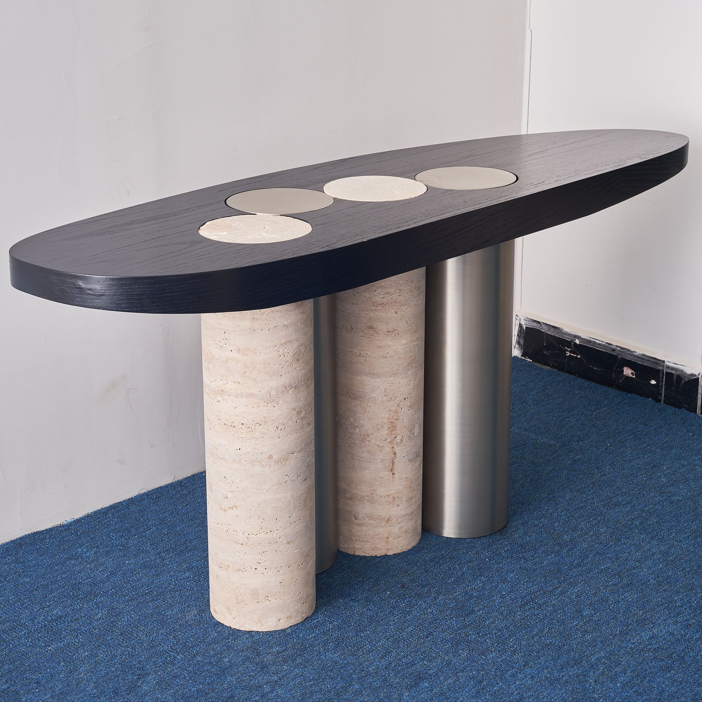 Travertine Console Table JA016