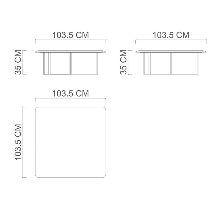 CAPRIA Center Coffee Table - Square Module YL-CAPRIA-SQ/MODULE