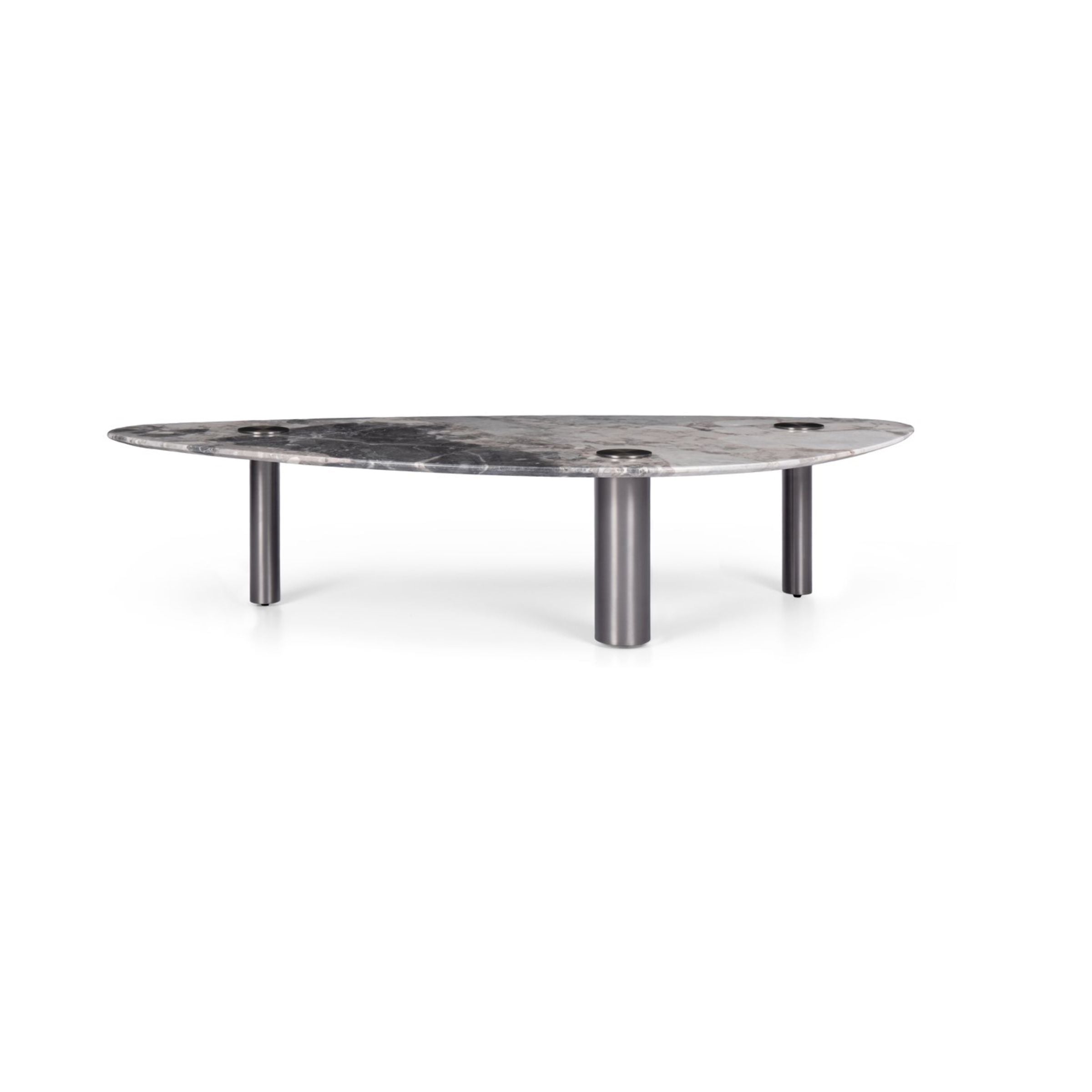 Coffee Table Black Chrome Steel legs IFJ-F361