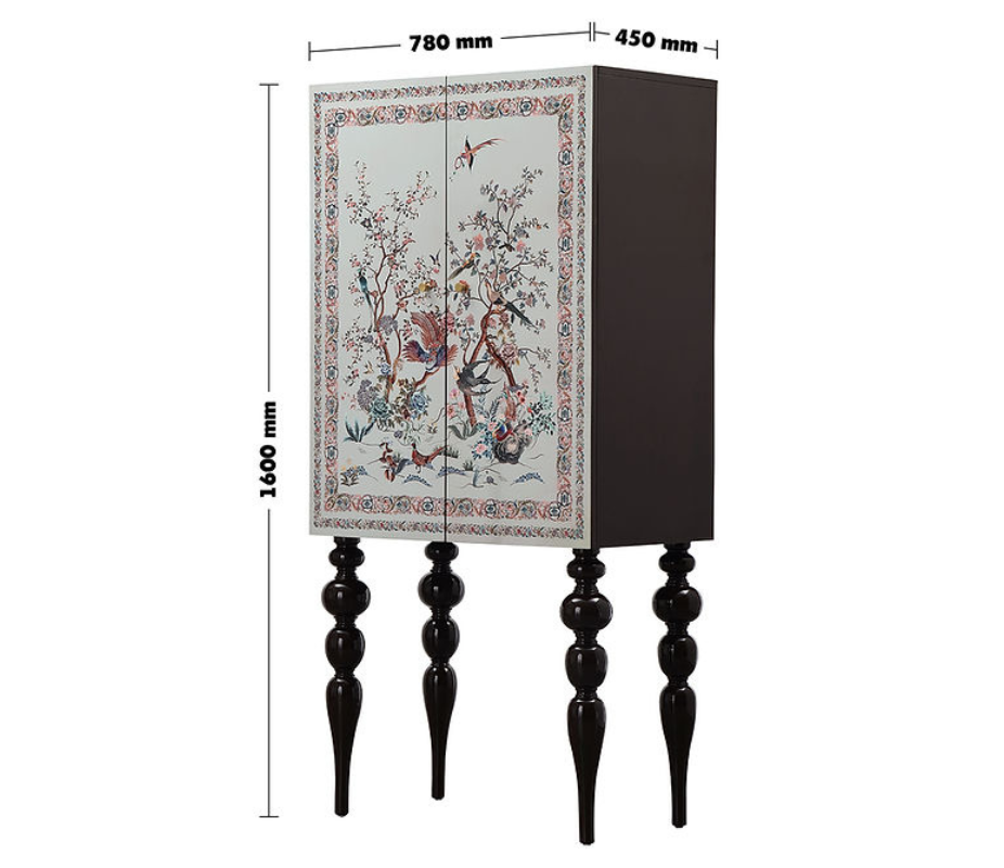 Floral Fantasy Cabinet Tall