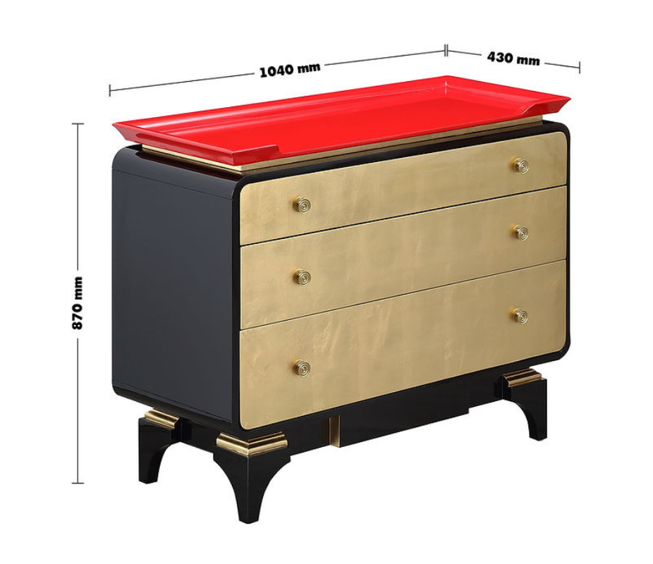 Emperor Dresser Black