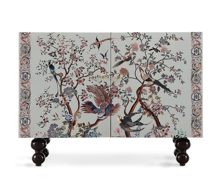 Floral Fantasy Cabinet Low