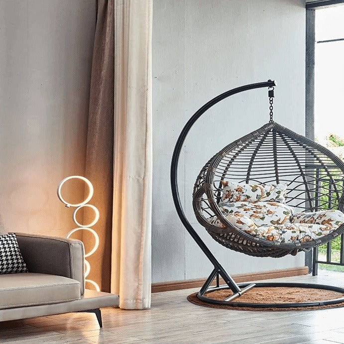 Vertical Five Rings Floor Lamp - Unique & Modern Lighting for Home Decor