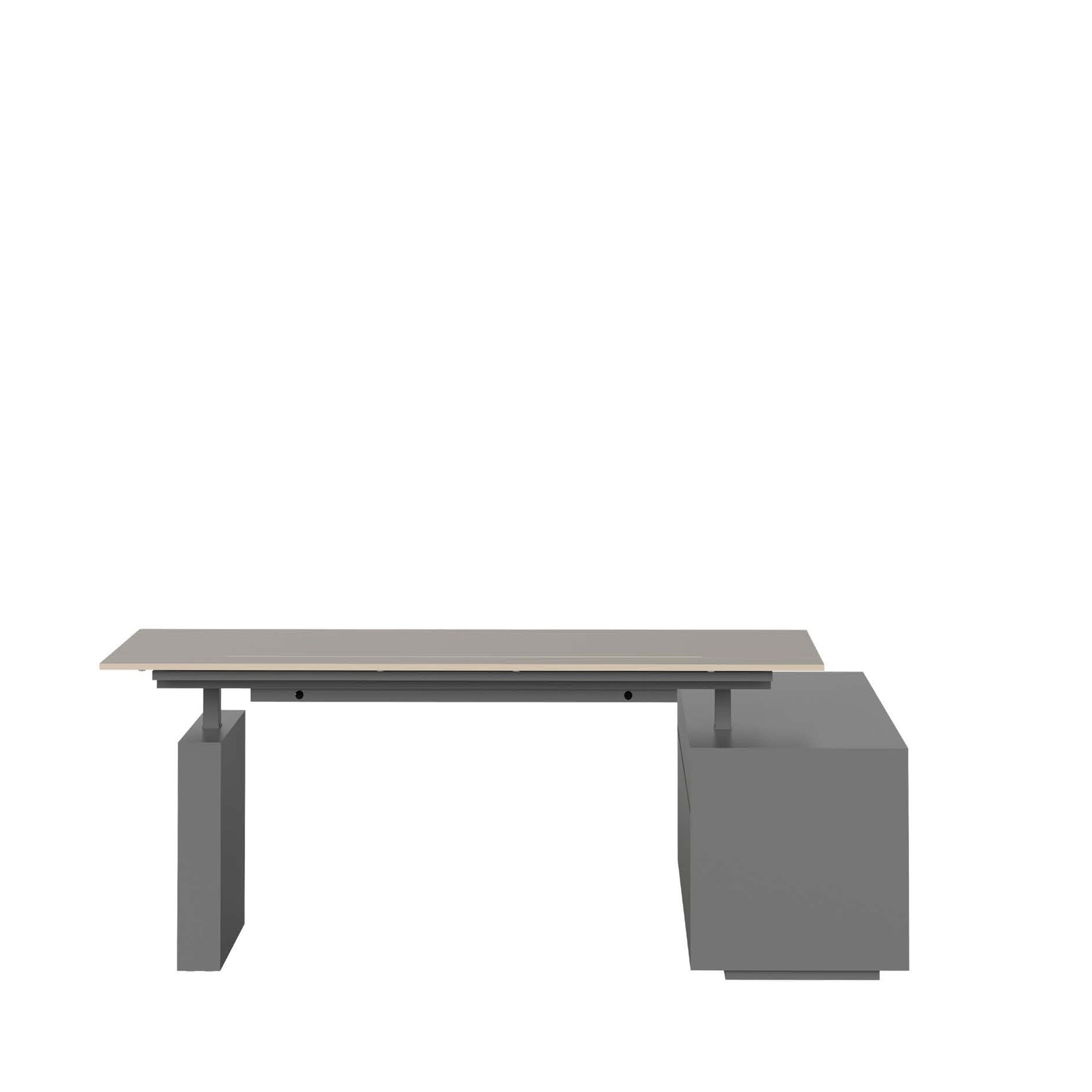 Vipo Lift and Push-Pull Office Table W220*D190*H75-115 cm VIPO-714P