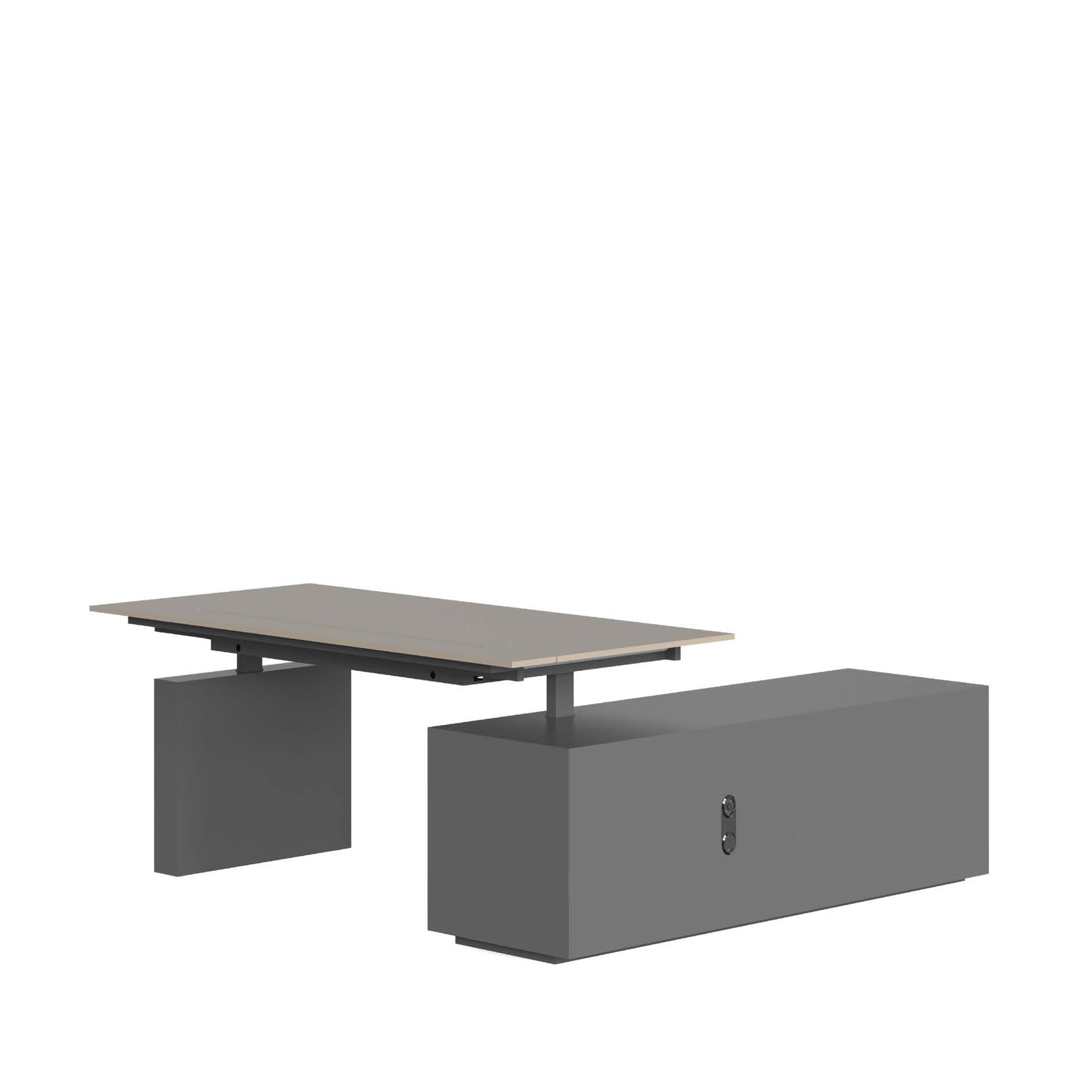 Vipo Lift and Push-Pull Office Table W220*D190*H75-115 cm VIPO-714P