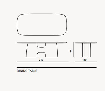 MOON Dining Table SAR-DT12