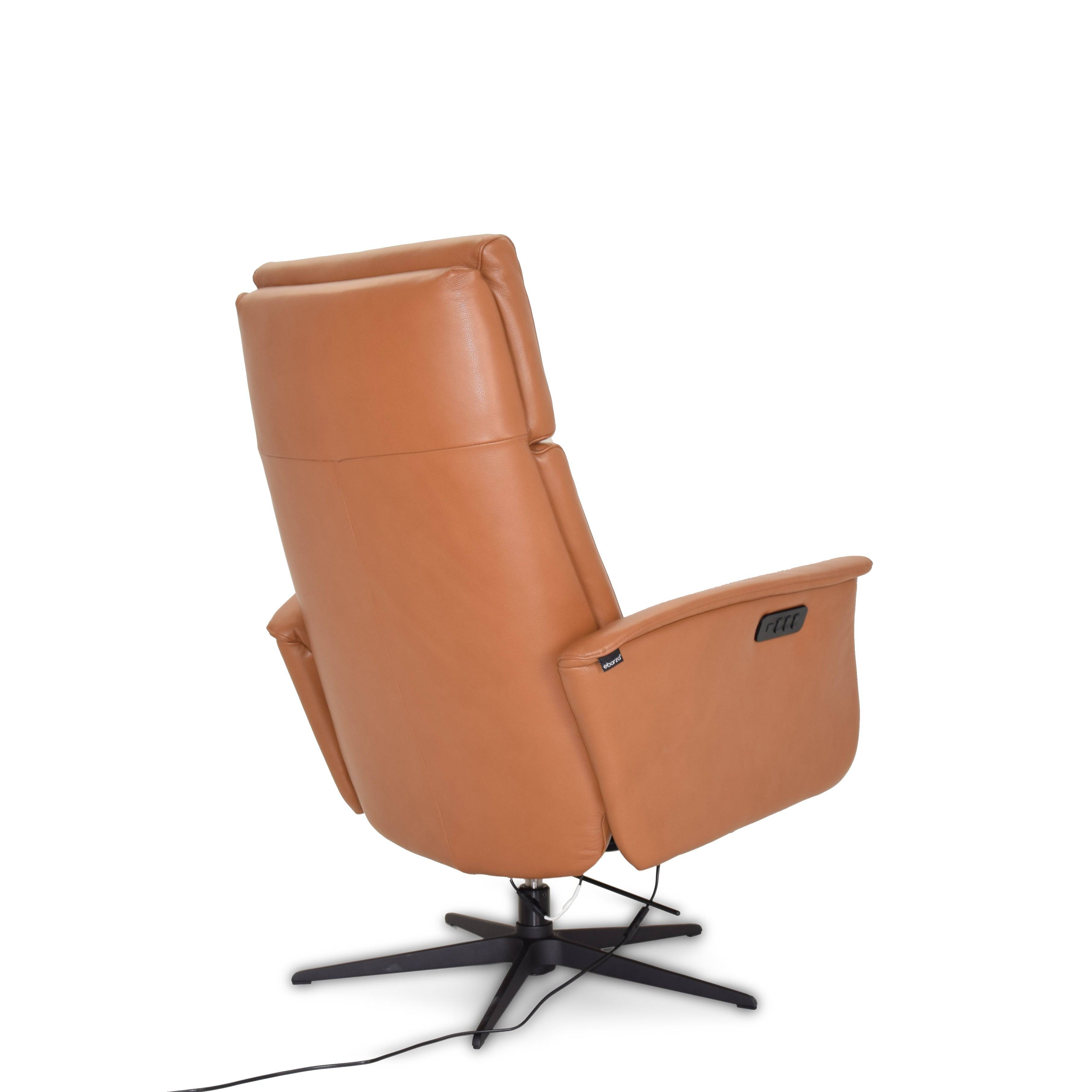 Corvette Relaxing Swivel And Electric Orange Recliner Lounge Chair Hkp-8007Mf3El3Gl-Br-376