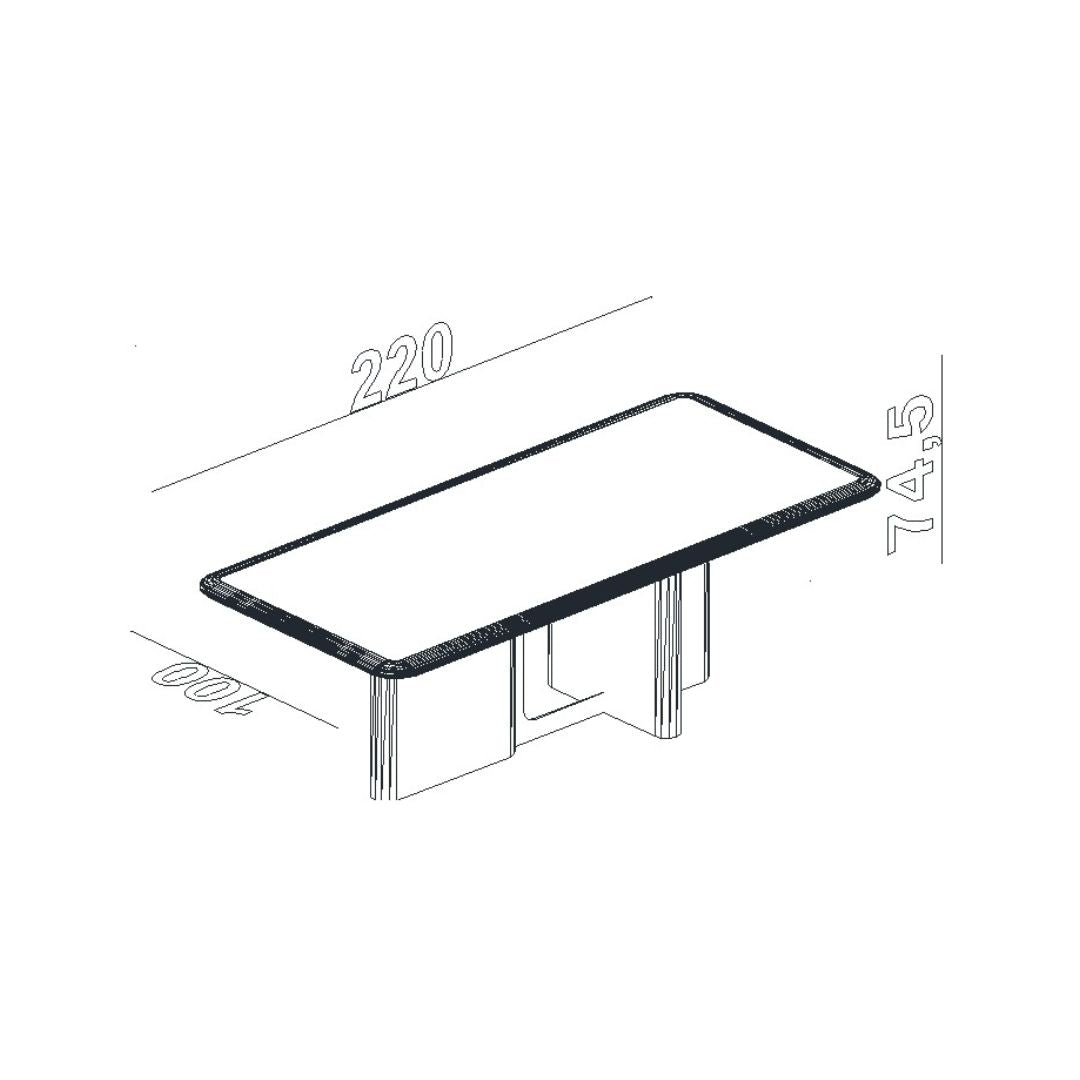 UTOPIA DINING TABLE EL-DT002