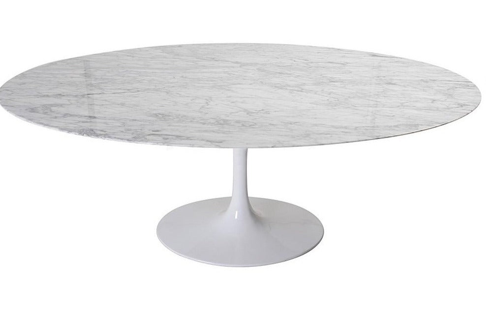 Tulip Style Oval Dining Table