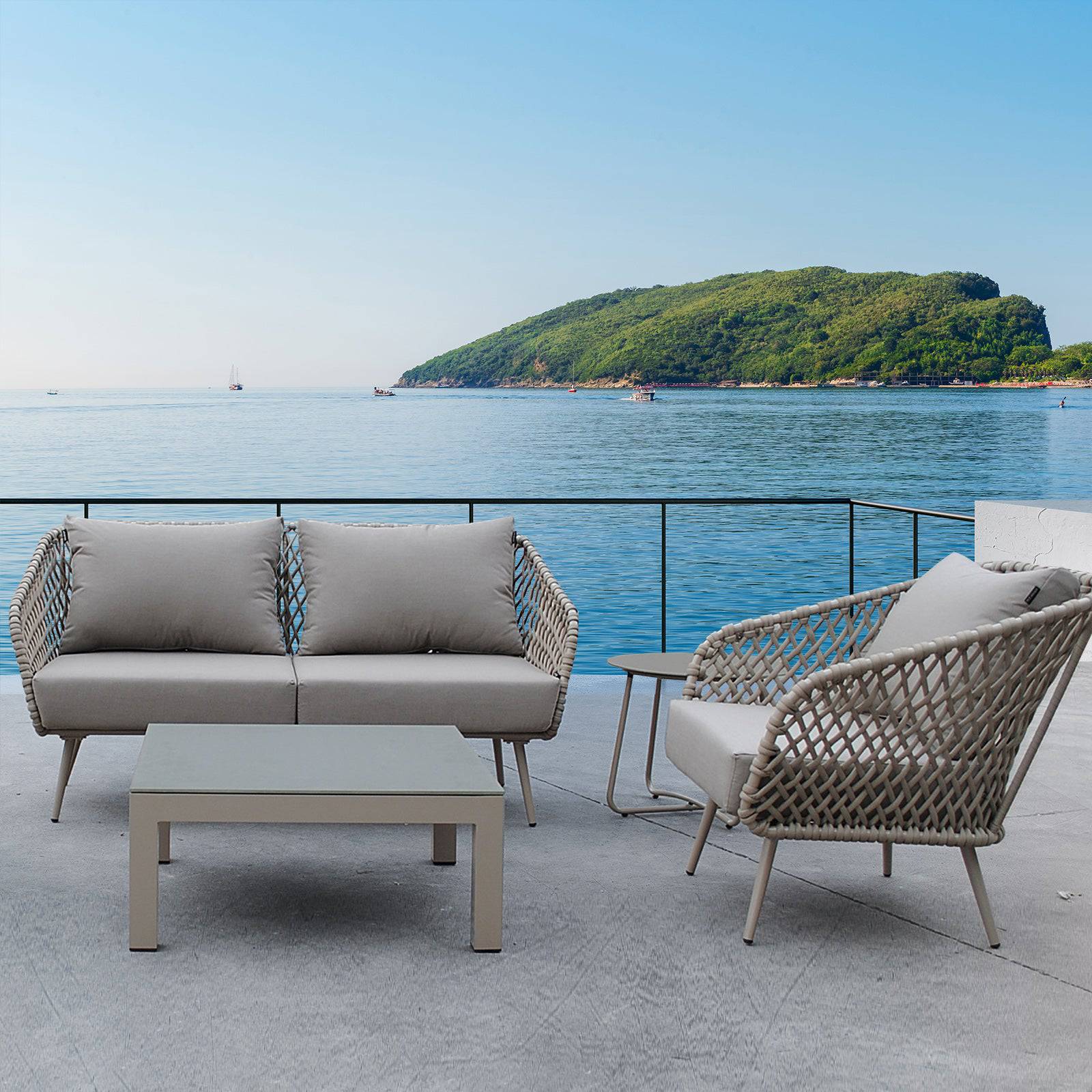 Display Item - Evolve 2 Seater  Outdoor Sofa 28510101-YAS