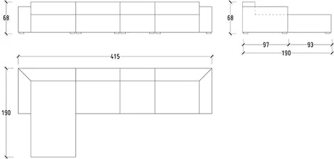 Tito Corner Sofa Td-Tt7S