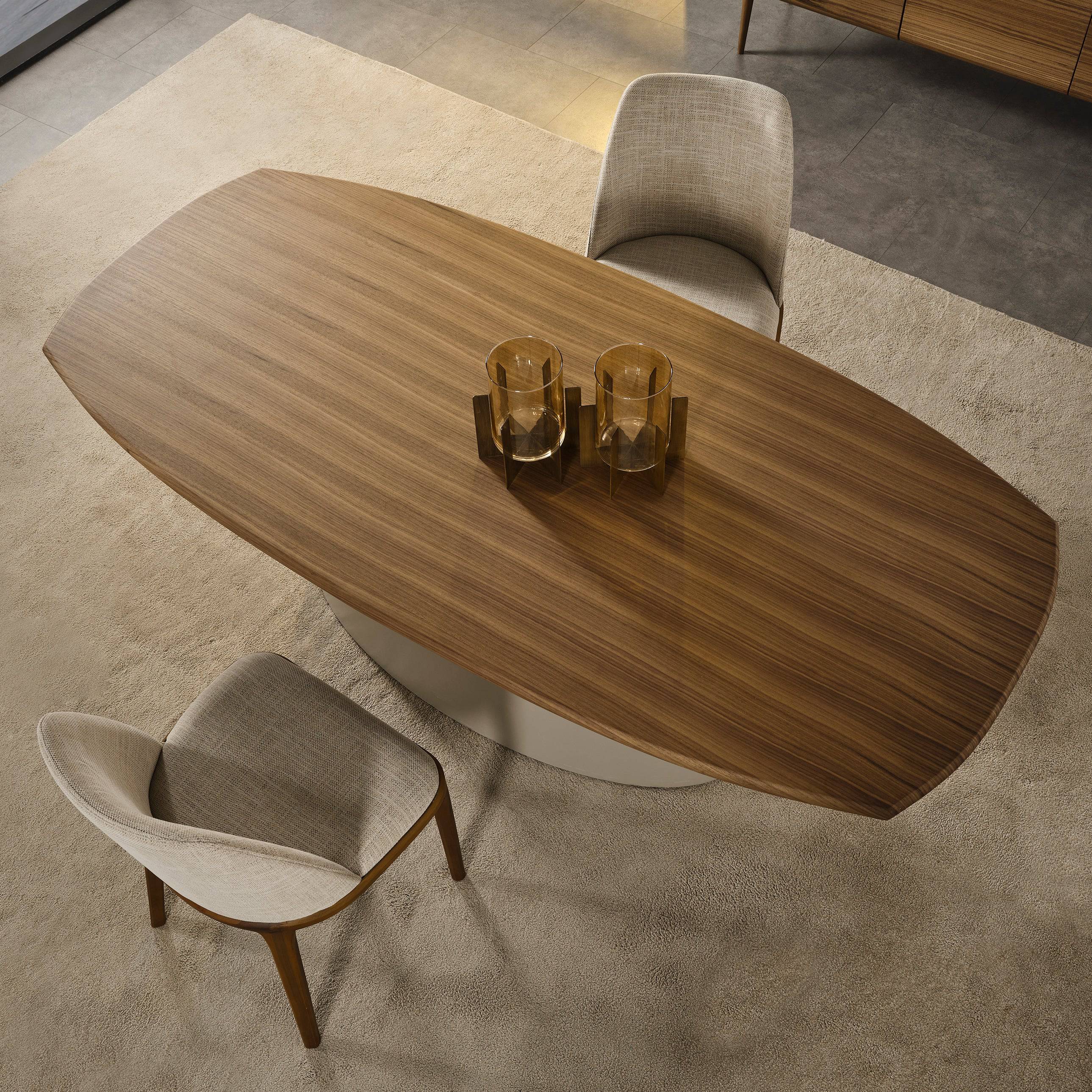 Lucca Kristal Dining Table Krstl-Lucadt