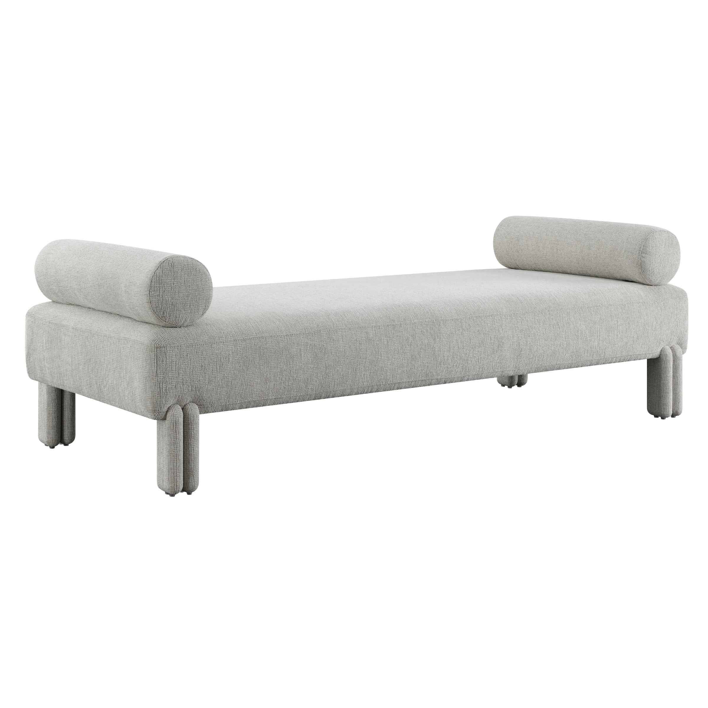 Modern Chaise Lounge - Ivory 17042-02