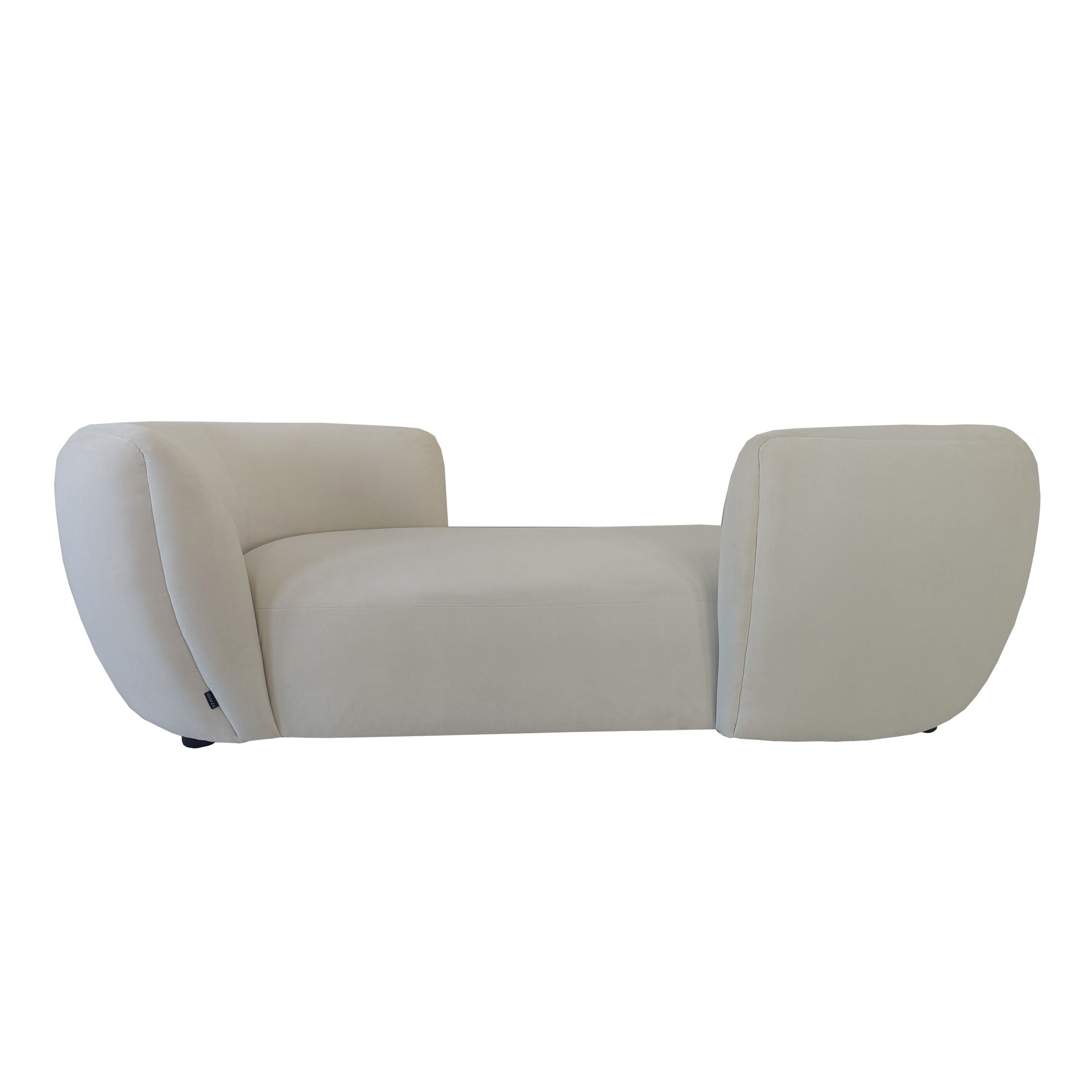 Modern Chaise Lounger - Crème 18079E