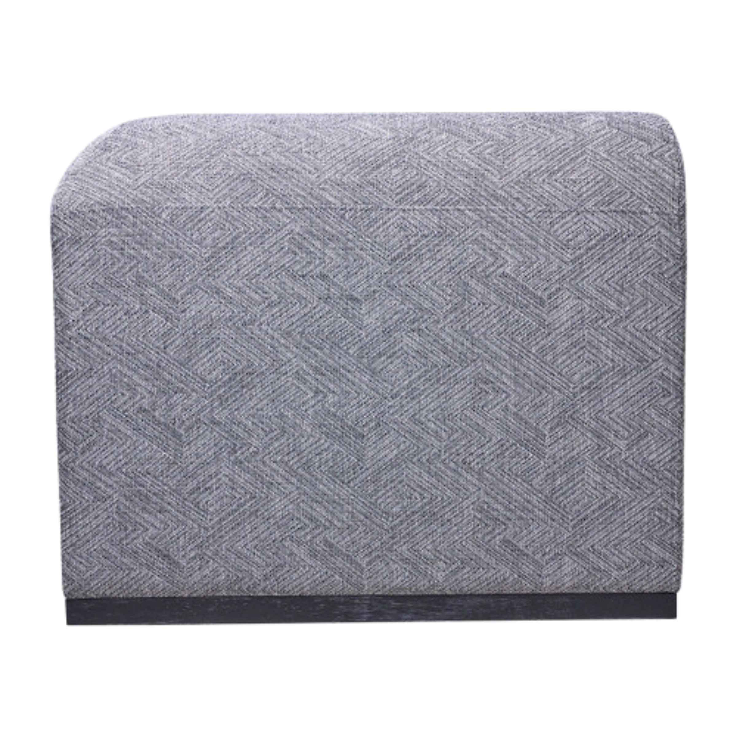 Modern Sofa With Black Oak Base - Gray 17045-03