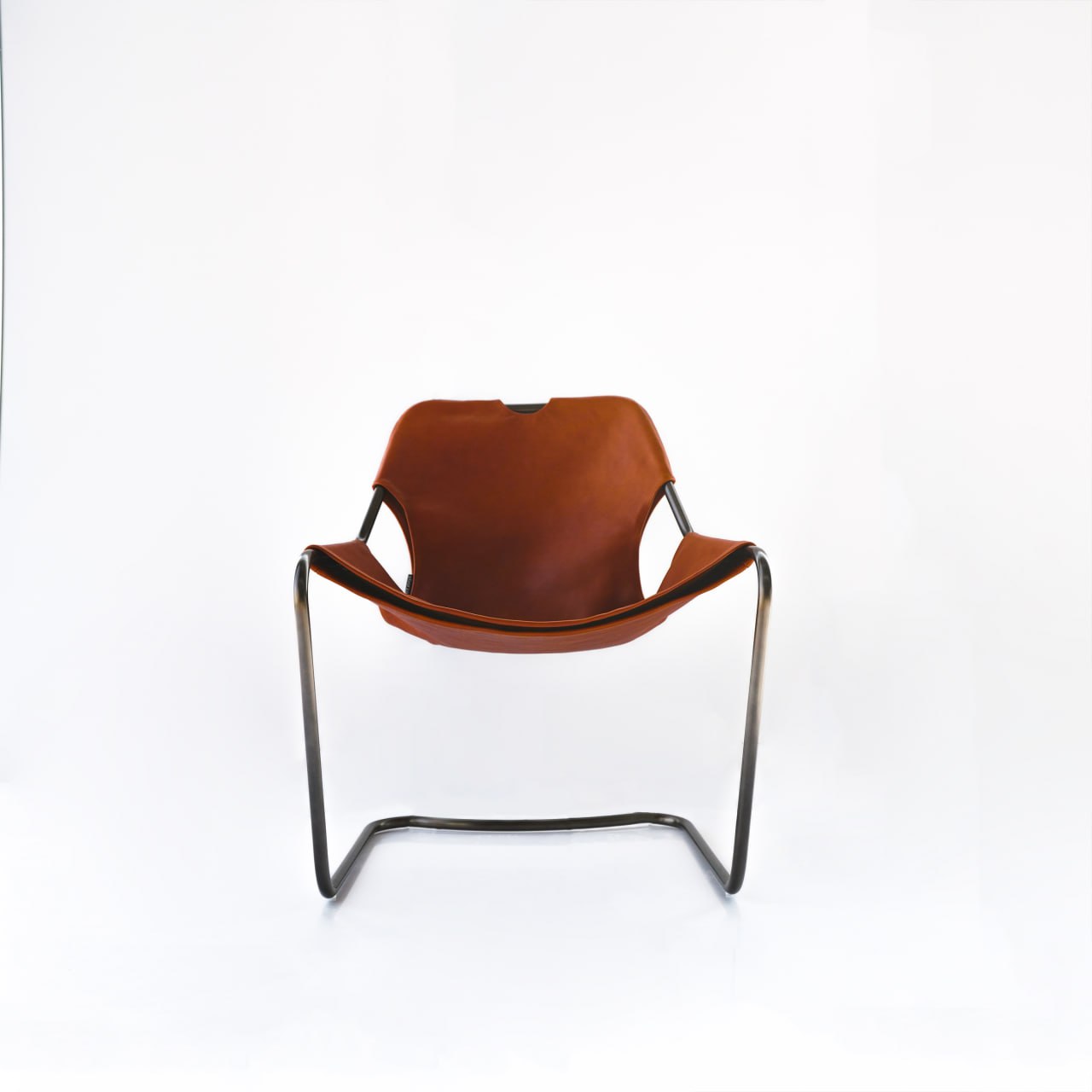 Camaro caramel Leather Lounge chair -  BC639