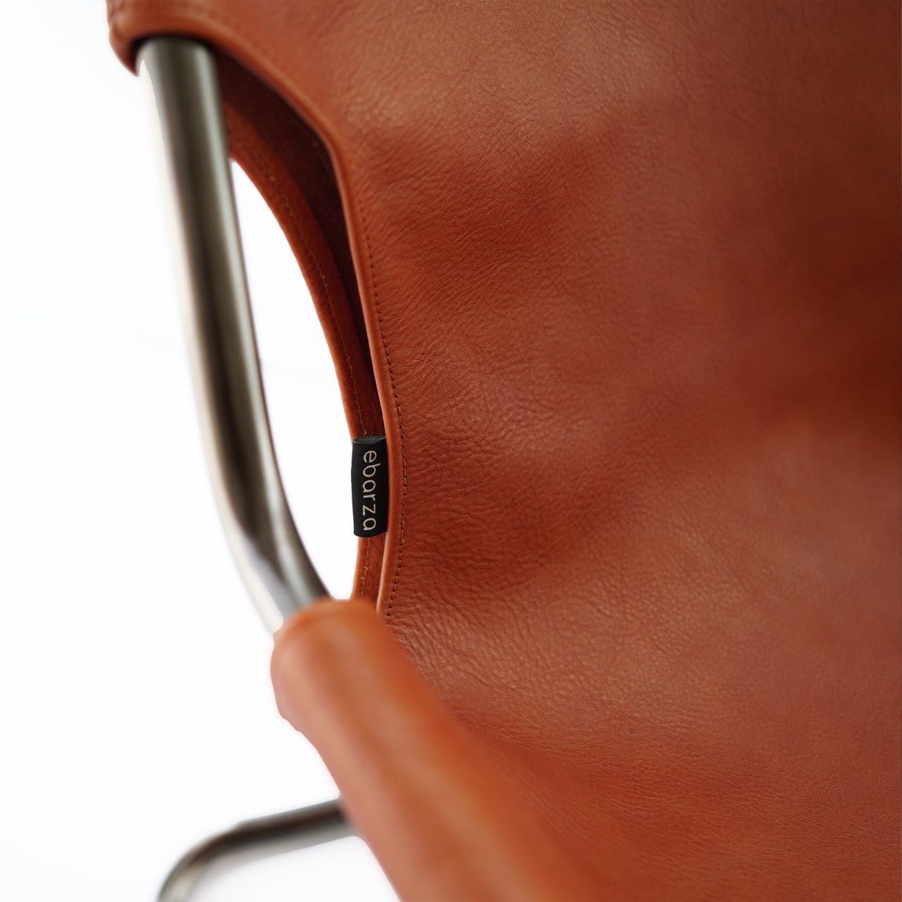 Camaro caramel Leather Lounge chair -  BC639