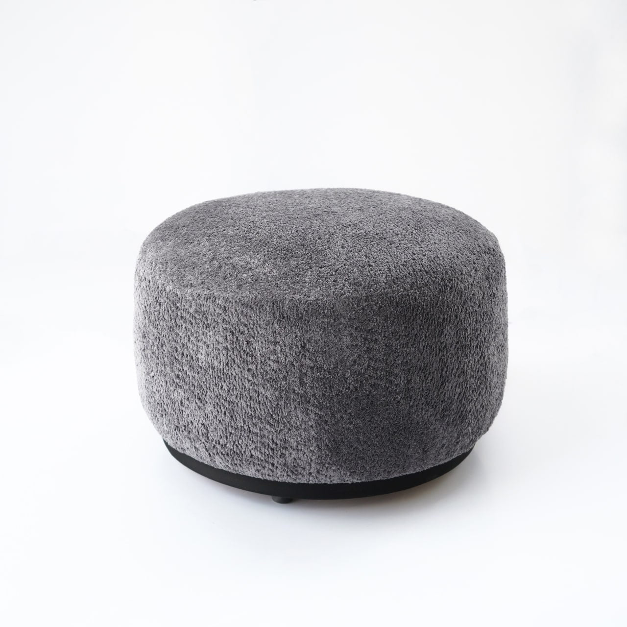 Crown Pouf Gray SBRN-CRNPUFG