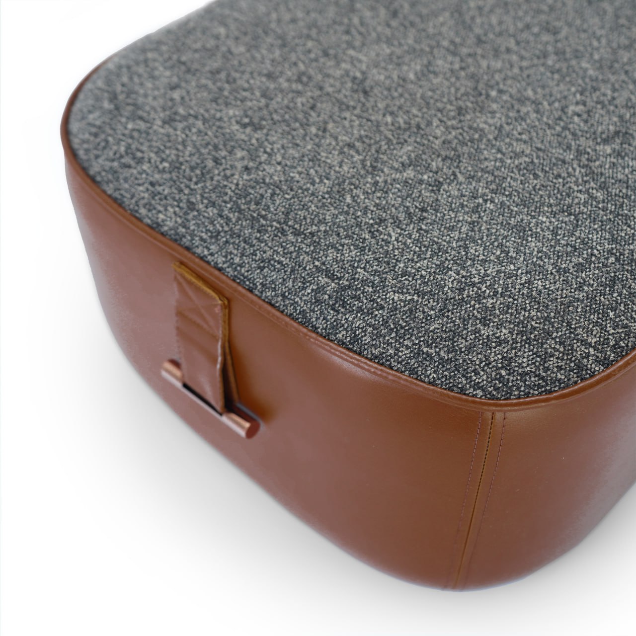 Joker Rectangle Brown Side Pouf JR-SD01-Brown