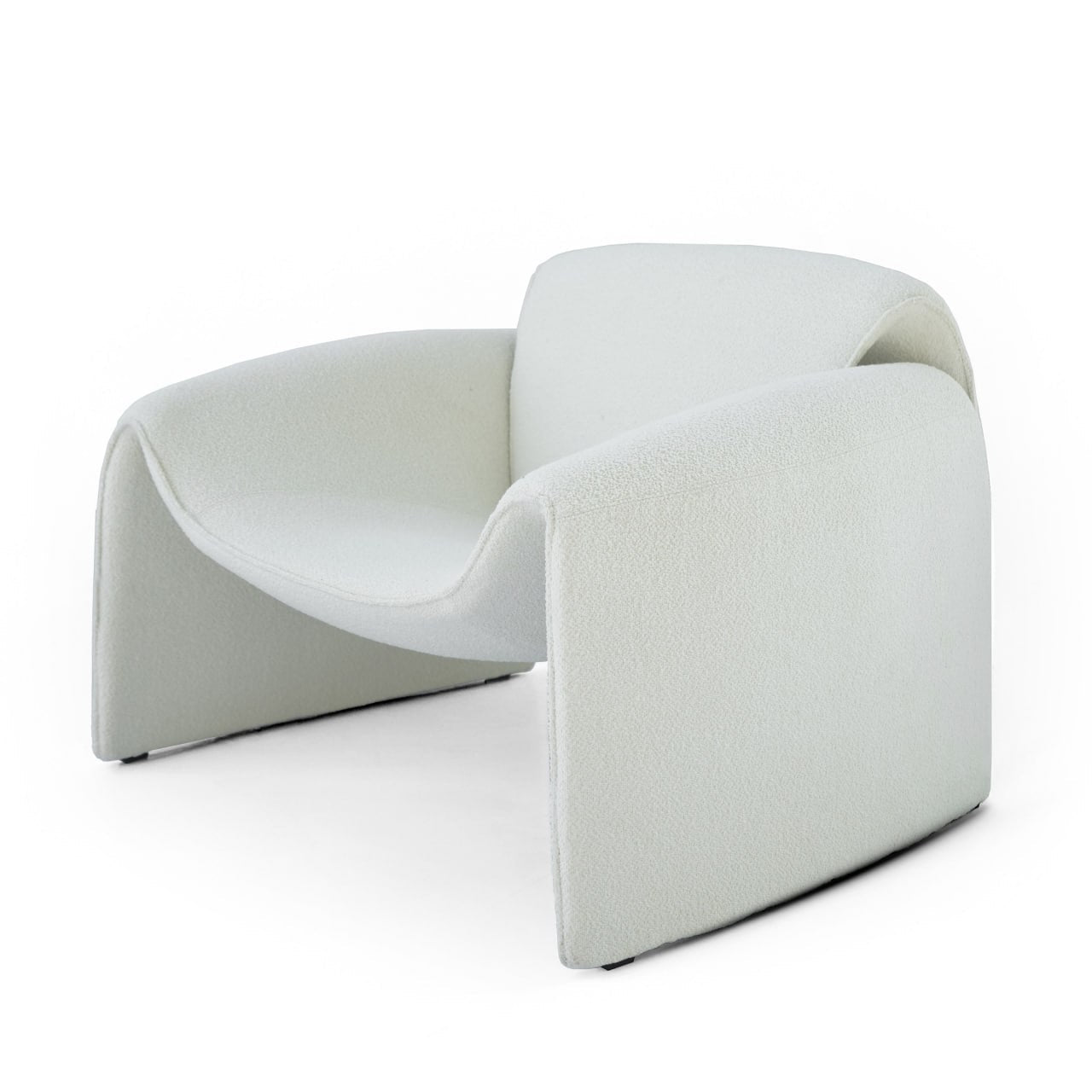 New Drancy White Armchair LC056-White beige