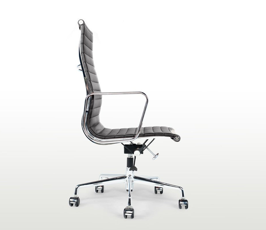 Charles Eames Style Highback Ribbed Office Chair