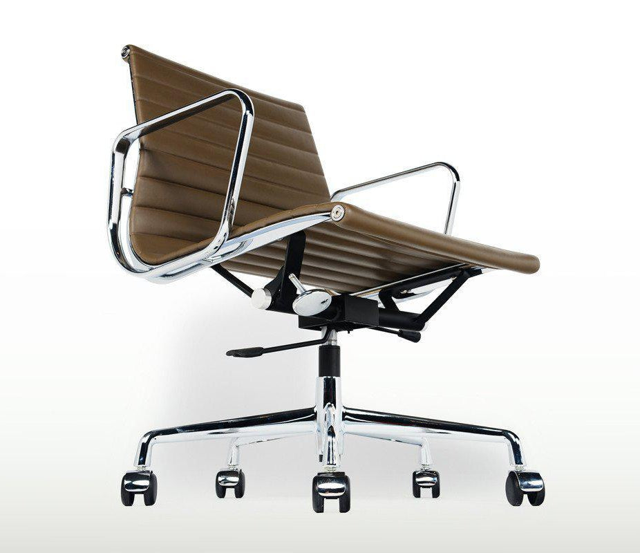 Charles Eames Style Low Back Ribbed Office Chair