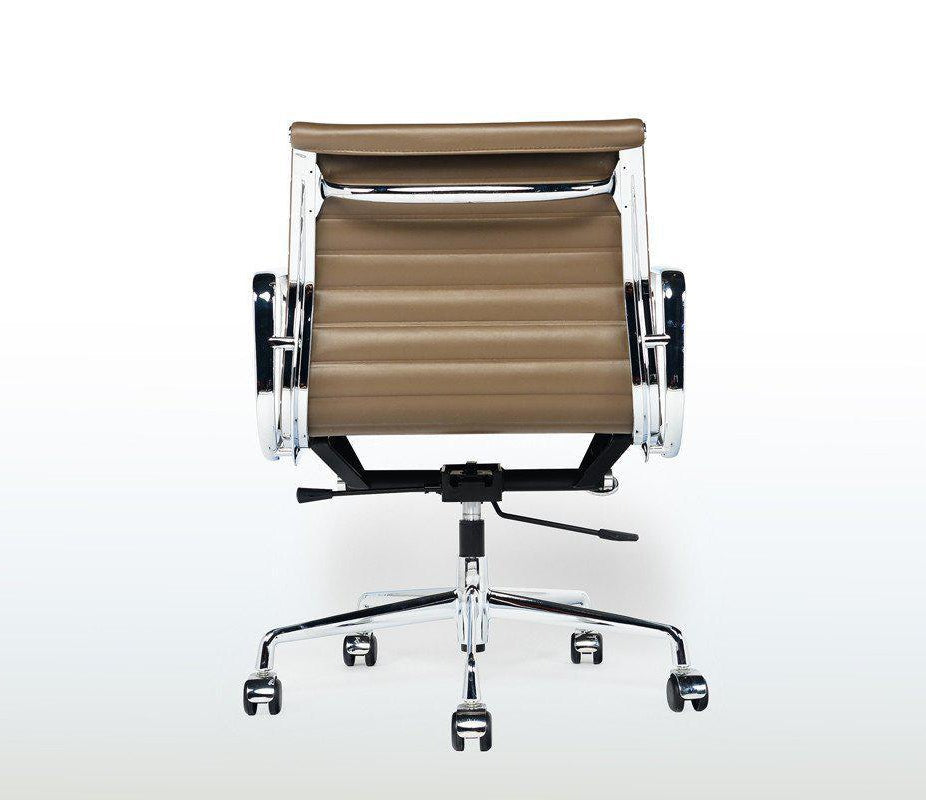 Charles Eames Style Low Back Ribbed Office Chair