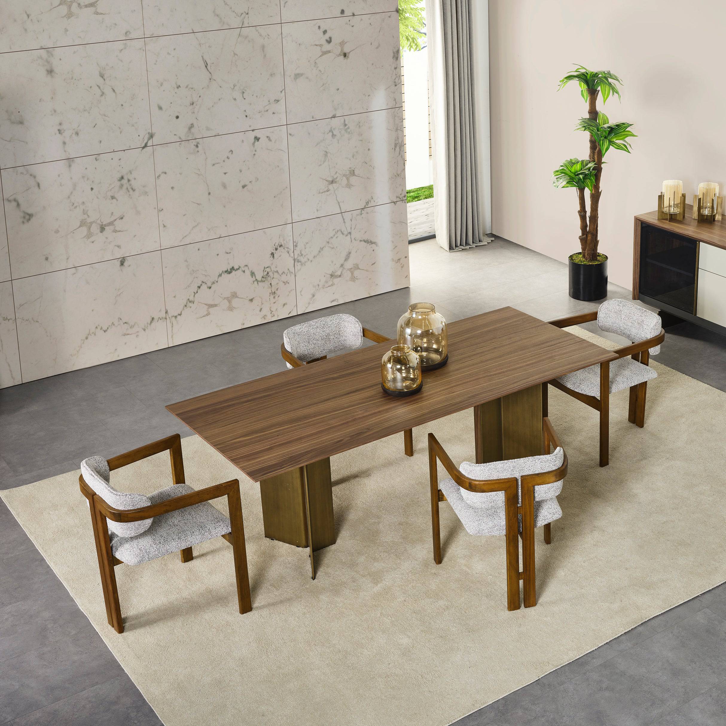 Pietra Kristal Dining Table Krstl-Dtable