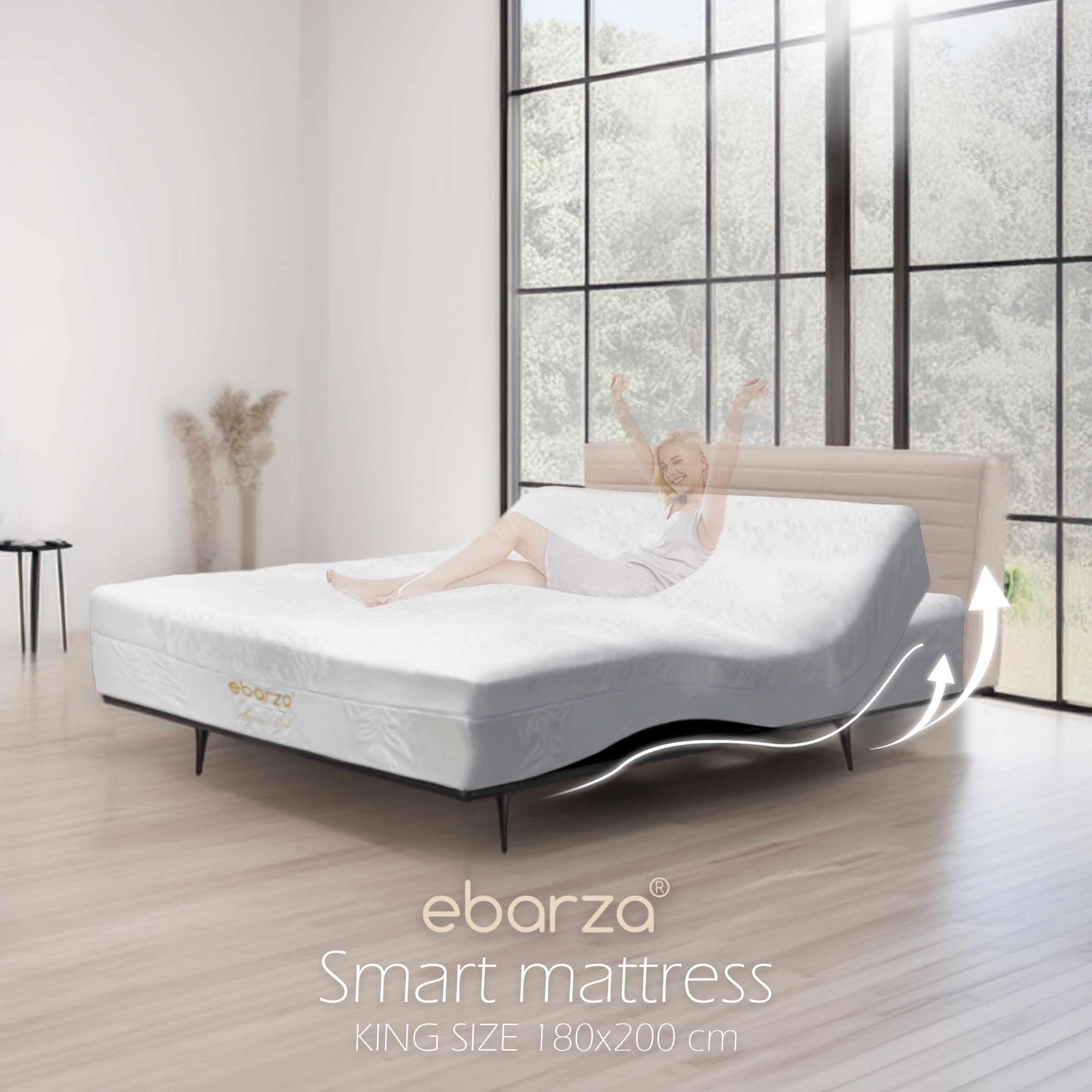 ebarza Smart Mattress King Size 180x200 cm  A2331-2